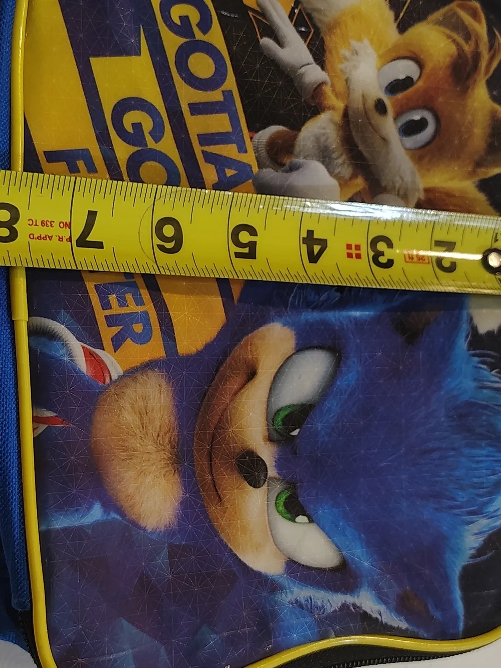 Sonic The Hedgehog Kids Lunch Bag - Blue / Yellow